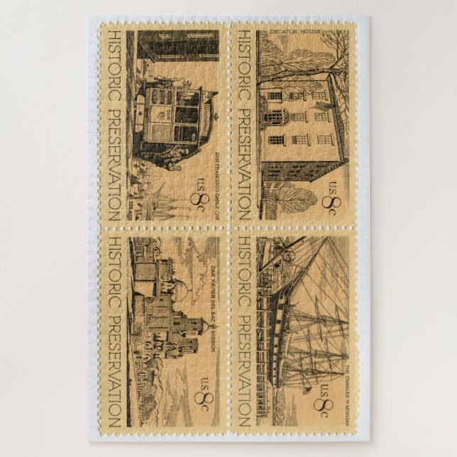 Puzzle Estampilla de rehenes de Estados Unidos rompecabez (Vertical)