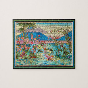 Puzzle Estanque Japonés de Koi