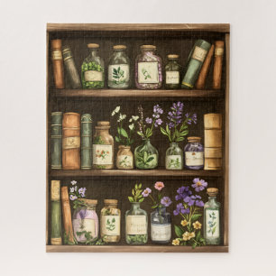 Puzzle Estanterías y hierbas medicinales