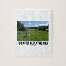 Estaría jugando bastante al golf (el golfista en