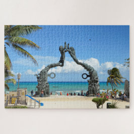 Puzzle Estatua caribeña de Playa del Carmen
