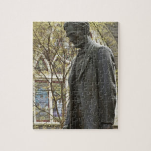 Puzzle Estatua de Abraham Lincoln, Portland, Oregon