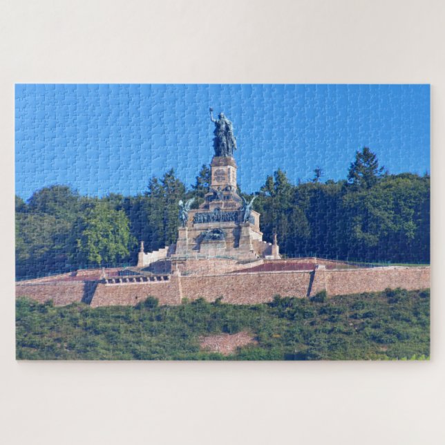 Puzzle Estatua de Alemania, Rudesheim, Alemania (Horizontal)