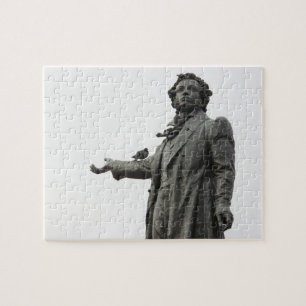 Puzzle Estatua de Alexander Pushkin, San Petersburgo