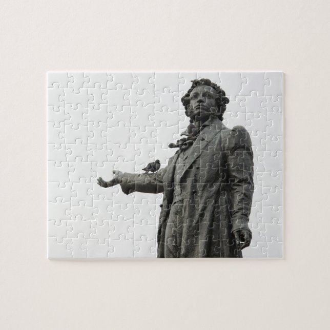 Puzzle Estatua de Alexander Pushkin, San Petersburgo (Horizontal)