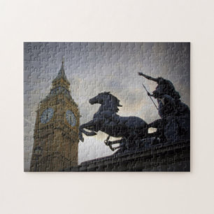 Puzzle Estatua de Boadicea - Elizabeth Tower-London Puzzl