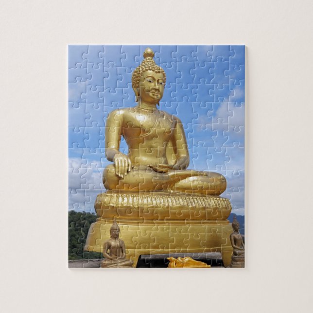 Puzzle estatua de Buda dorado (Vertical)