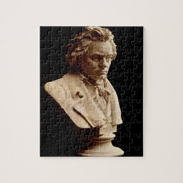 Puzzle estatua de busto de Beethoven (Vertical)