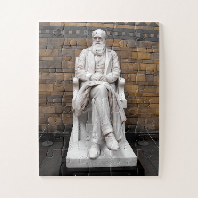 Puzzle Estatua de Charles Darwin (Vertical)