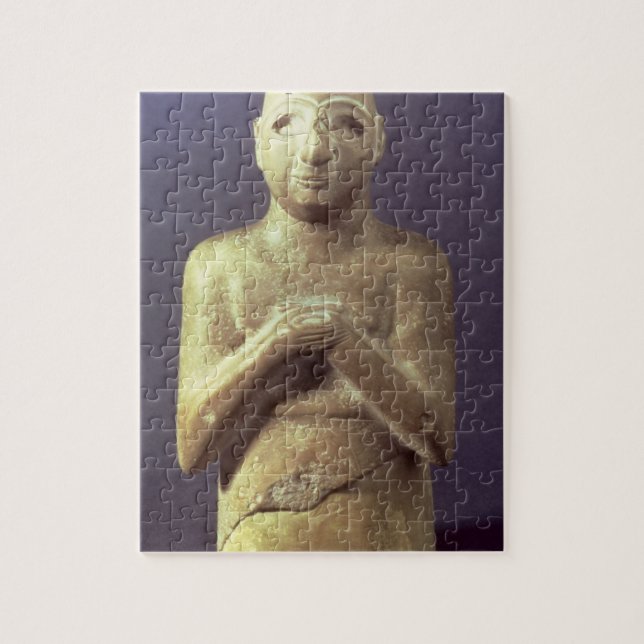 Puzzle Estatua de dios Utu, mesopotámico, c.2400 A.C. (li (Vertical)