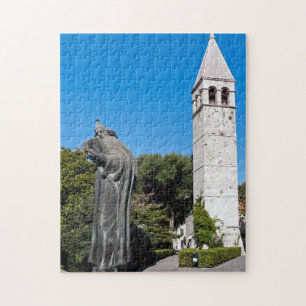 Puzzle Estatua de Gregory Nin en Split - Dalmacia, Croaci