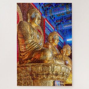 Puzzle Estatua de imagen de Buda chino tailandés