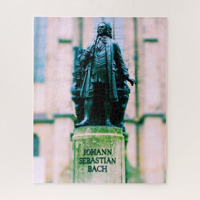 Puzzle Estatua de Johann Sebastian Bach - 16x20 - 520 pc (Vertical)
