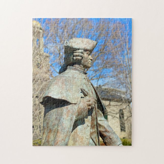 Puzzle Estatua de John Hancock en Quincy Massachusetts (Vertical)