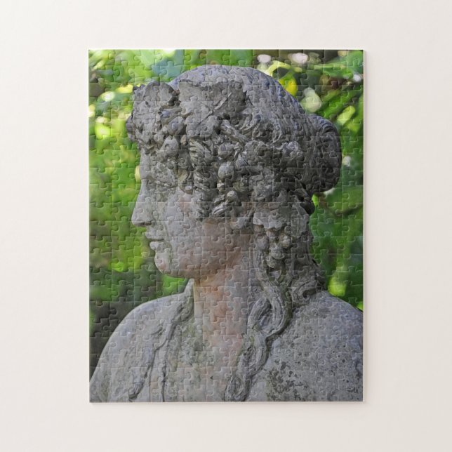 Puzzle Estatua de la diosa en el jardín (Vertical)