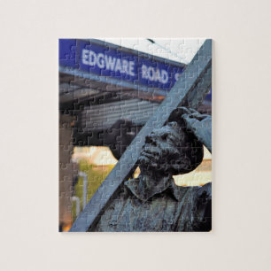 Puzzle Estatua de la estación Edgeware Road - 8x10 - 110 