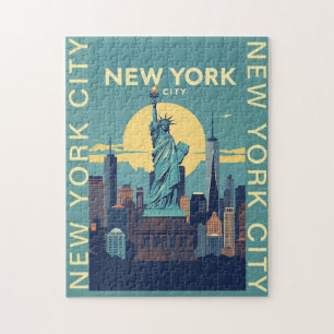 Puzzle Estatua de la Libertad de la Ciudad de Nueva York 