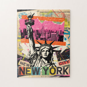 Puzzle Estatua de la Libertad de la ciudad de Nueva York 