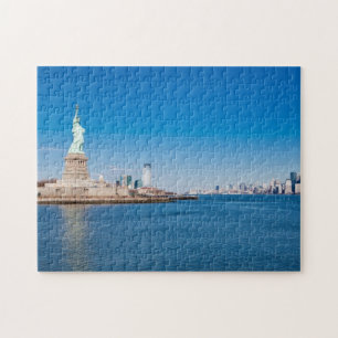 Puzzle Estatua de la libertad, del río Hudson y de