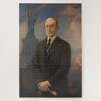 Puzzle Estatua de la Libertad y Presidente Woodrow Wilson