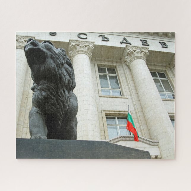 Puzzle Estatua de león, Sofía, Bulgaria 520-pc (Horizontal)