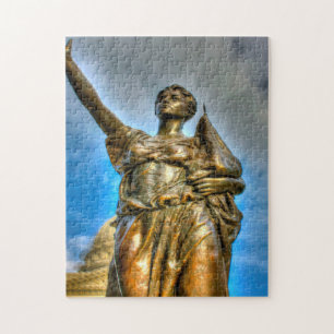 Puzzle Estatua de los Derechos de la Mujer Wisconsin.