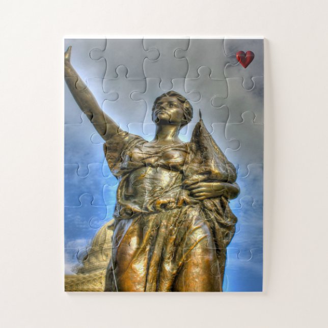 Puzzle Estatua de los Derechos de la Mujer Wisconsin (Vertical)