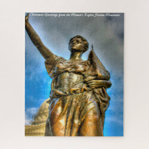Puzzle Estatua de los Derechos de la Mujer Wisconsin.Salu