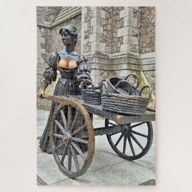 Puzzle Estatua de Molly Malone, Dublín, Irlanda (Vertical)