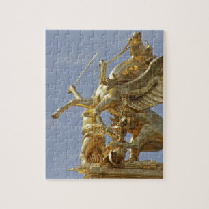 Puzzle estatua de Pegaso en el puente Pont Alexander III