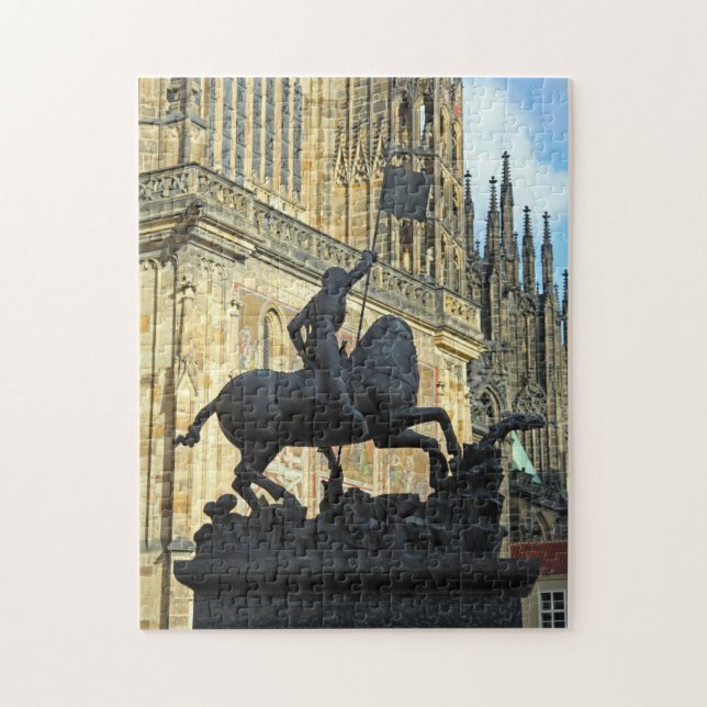 Puzzle Estatua de Praga 252-pc (Vertical)