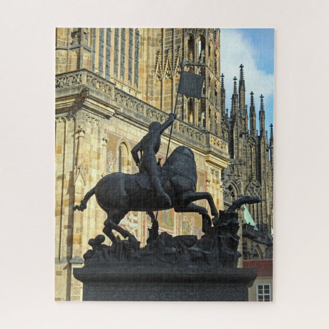 Puzzle Estatua de Praga 520-pc (Vertical)