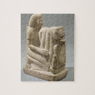 Puzzle Estatua de Setau que presenta a la diosa Nekhb de