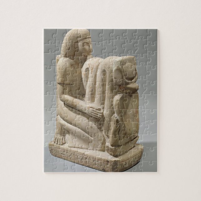 Puzzle Estatua de Setau que presenta a la diosa Nekhb de (Vertical)