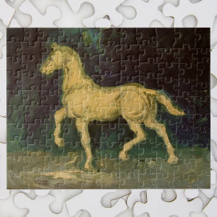 Puzzle Estatua de yeso de un caballo por Vincent van Gogh