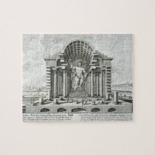Puzzle Estatua de Zeus olímpico, hecha por Phidias en el