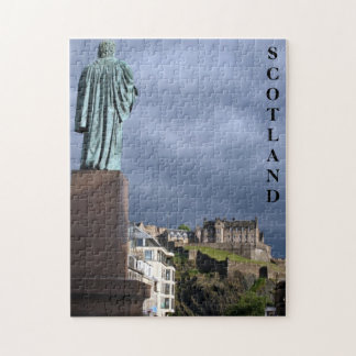 Puzzle estatua del castillo de edinburgh