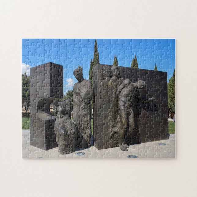 Puzzle Estatua Dherynia Chipre. (Horizontal)