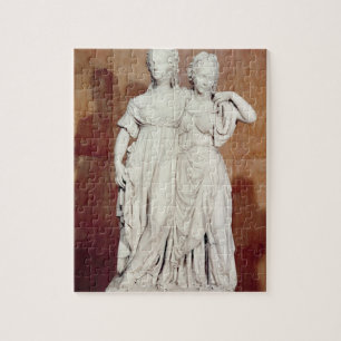 Puzzle Estatua doble de las princesas Louise (1776-1810)
