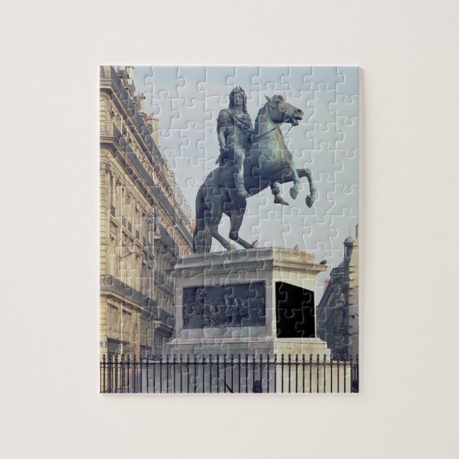 Puzzle Estatua ecuestre de rey Louis XIV (1816-22) (bro (Vertical)