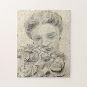 Puzzle Estatua en el jardín I