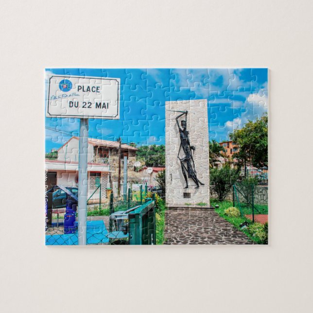 Puzzle ✅ Estatua Nèg Mawon en Martinica (Horizontal)