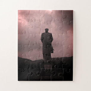 Puzzle Estatua vintage de Mao Tse Tung de Changsha, China