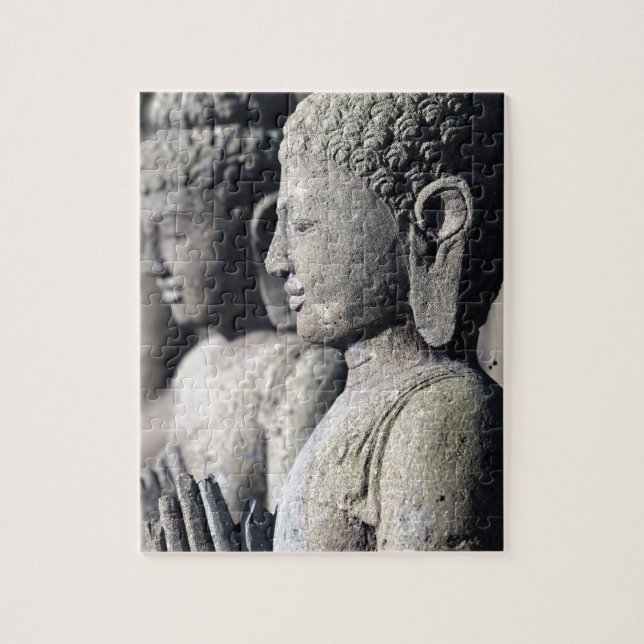Puzzle Estatuas de Buda de Piedra (Vertical)