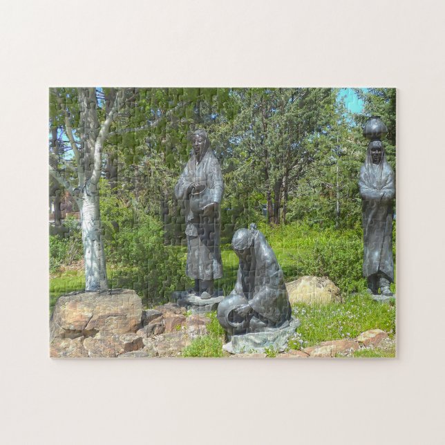 Puzzle Estatuas en el parque Ottawa. (Horizontal)