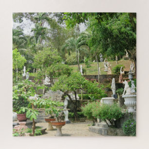Puzzle estatuas románticas y ornamentadas