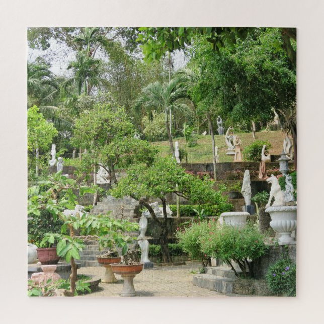 Puzzle estatuas románticas y ornamentadas (Vertical)