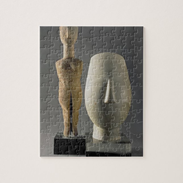 Puzzle (Estatuilla con los brazos cruzados, Cycladic de (Vertical)