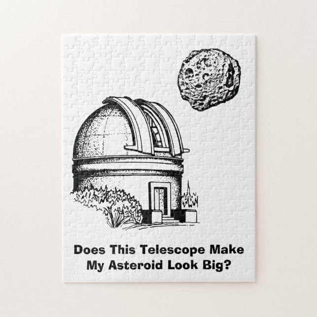 Puzzle ¿Este Telescopio Hace Que Mi Asteroide Se Vea Gran (Vertical)