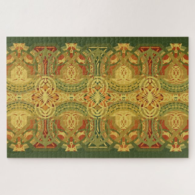 Puzzle Esténcil de la viga superior de Louis Sullivan (Horizontal)